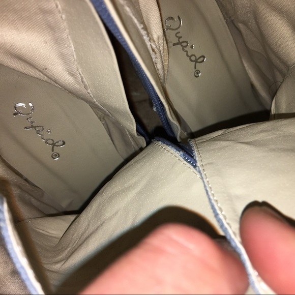 Denim platform stiletto work bootie - Picture 4 of 6